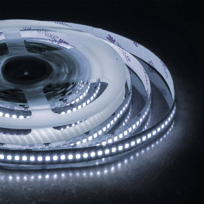 Светодиодная лента 26W/m 240Led/m 2835SMD дневной белый Белый в Тюмени | Loft Concept 