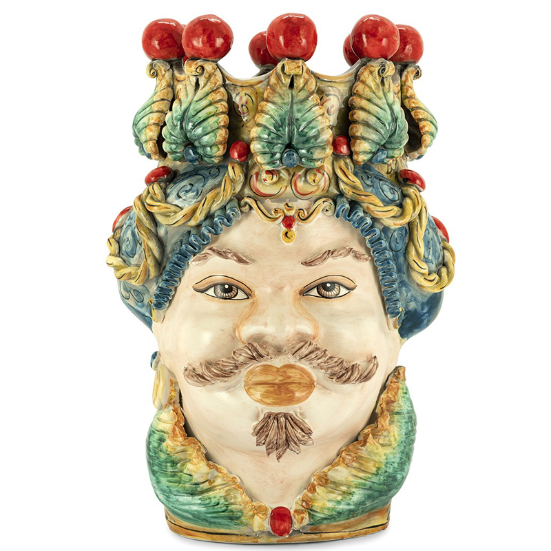 Ваза VASE MORO MAN BIG TRAD. Мульти Ваза VASE MORO MAN BIG TRAD. Мульти в Тюмени | Loft Concept
