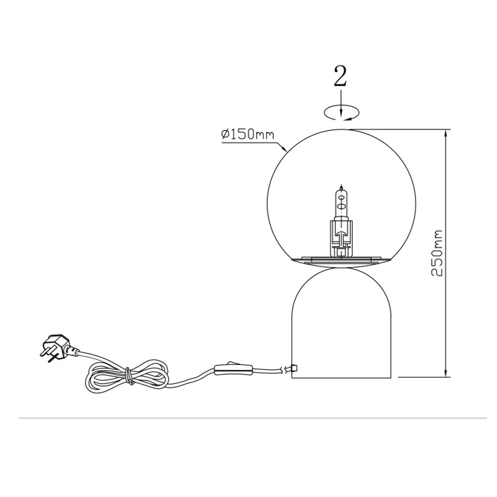 Настольная лампа из натурального камня Heavenly Body в Тюмени