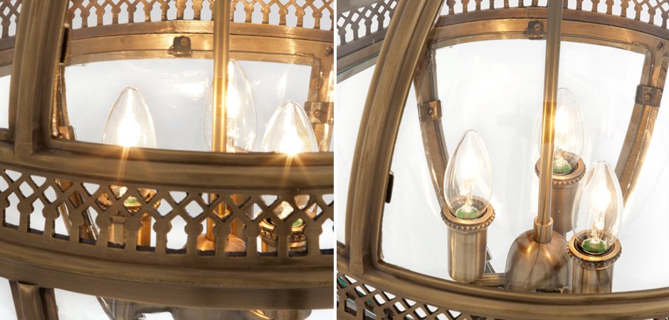Люстра Lantern Residential Brass M Люстра Lantern Residential Brass M - Loft-Concept в Тюмени
