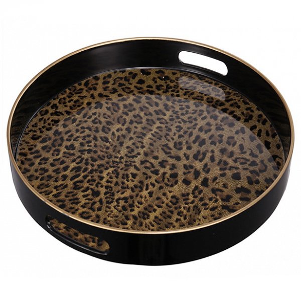 Поднос Leopard Коричневый Поднос Leopard Коричневый в Тюмени | Loft Concept