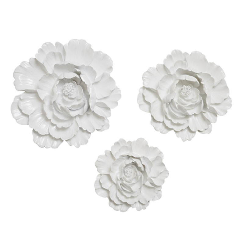 Аксессуар на стену Decor Flowers Rose Hip white Белый Аксессуар на стену Decor Flowers Rose Hip white Белый в Тюмени | Loft Concept