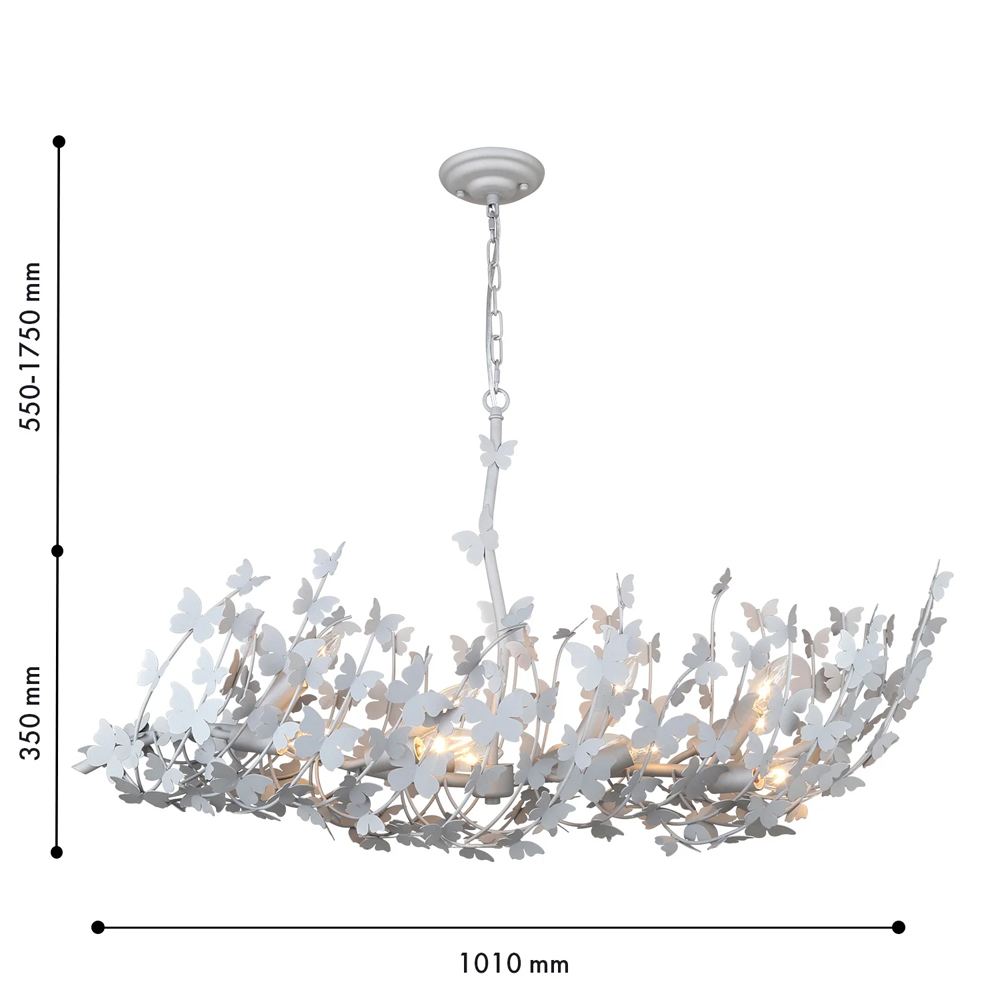 Люстра с абажуром оформленным в виде стаи бабочек Eternal Butterflies в Тюмени