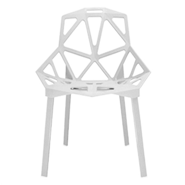 Дизайнерский стул CHAIR ONE white Белый Дизайнерский стул CHAIR ONE white Белый в Тюмени | Loft Concept