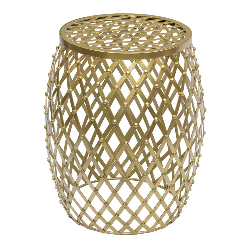Табурет Stool Barrel Золотой Табурет Stool Barrel Золотой в Тюмени | Loft Concept