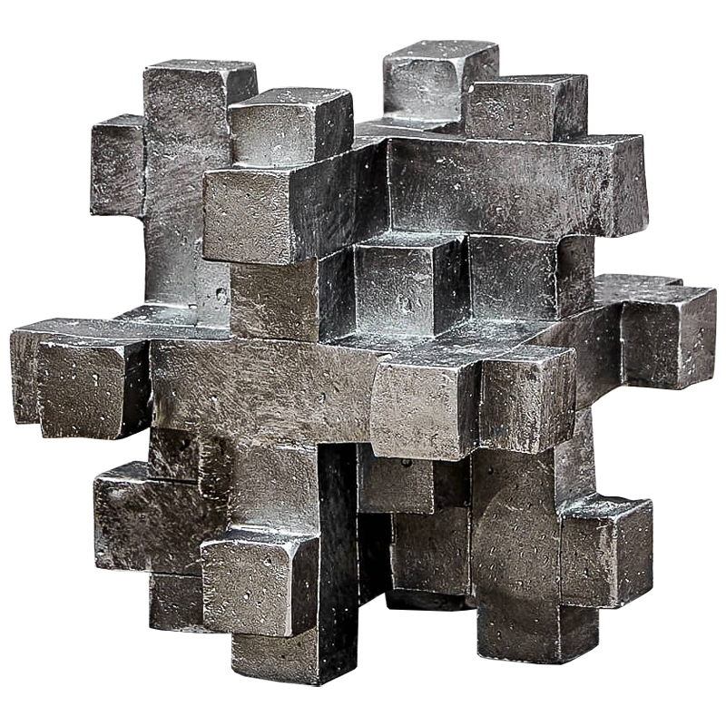 Аксессуар Cube Abstraction Серебряный Аксессуар Cube Abstraction Серебряный в Тюмени | Loft Concept