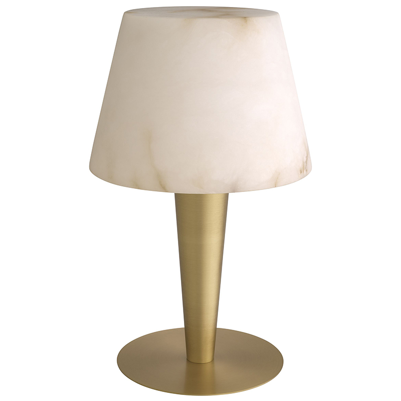 Настольная лампа Eichholtz Table Lamp Scarlette Бежевый Белый Мрамор Bianco Латунь Настольная лампа Eichholtz Table Lamp Scarlette Бежевый Белый Мрамор Bianco Латунь в Тюмени | Loft Concept