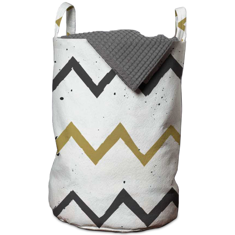 Корзина Chevron Basket Белый Горчичный Графит Корзина Chevron Basket Белый Горчичный Графит в Тюмени | Loft Concept