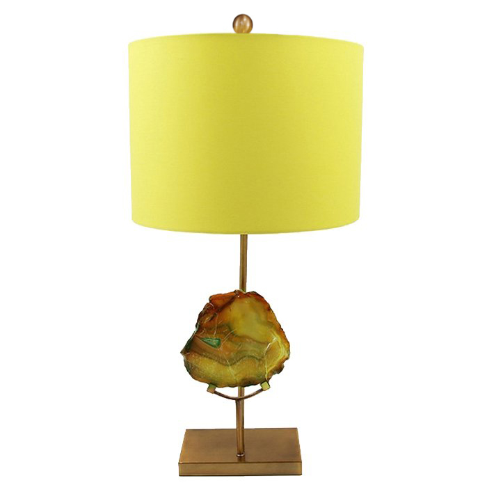 Настольная Лампа Agate Table Lamp Yellow Золотой Желтый Настольная Лампа Agate Table Lamp Yellow Золотой Желтый в Тюмени | Loft Concept
