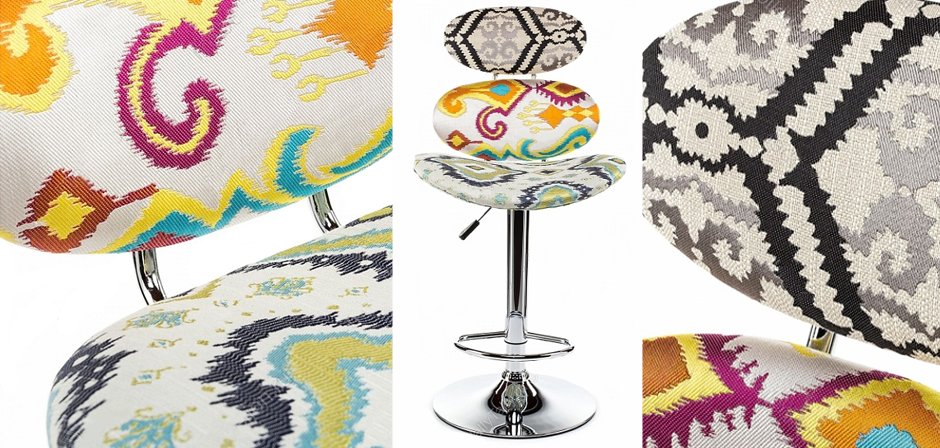 Барный стул Ikat Bar Stool Барный стул Ikat Bar Stool - Loft-Concept в Тюмени