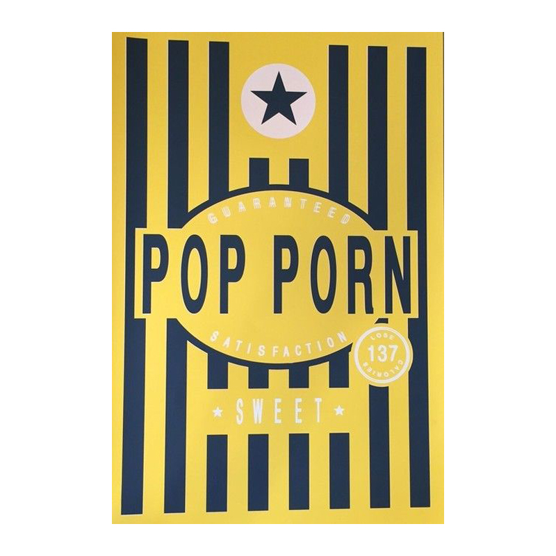 Картина Pop Porn Черный Желтый в Тюмени | Loft Concept 