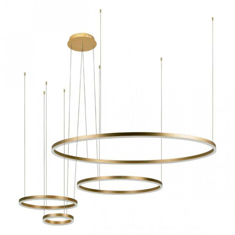 Люстра Neo Circles Gold II Золотой Люстра Neo Circles Gold II Золотой в Тюмени | Loft Concept