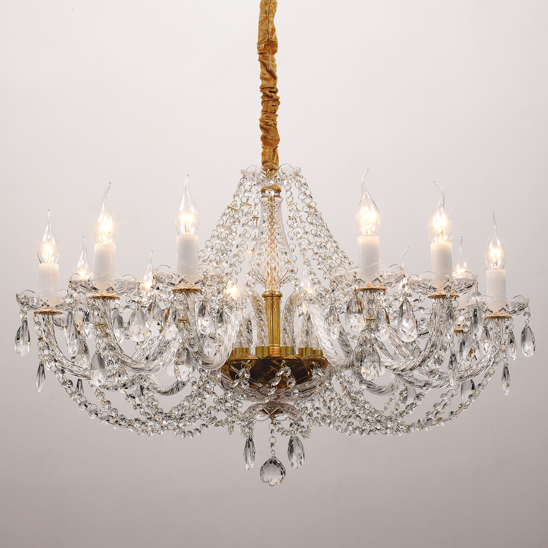 Люстра Melisa Chandelier 82 Прозрачный Глянцевое золото Люстра Melisa Chandelier 82 Прозрачный Глянцевое золото в Тюмени | Loft Concept