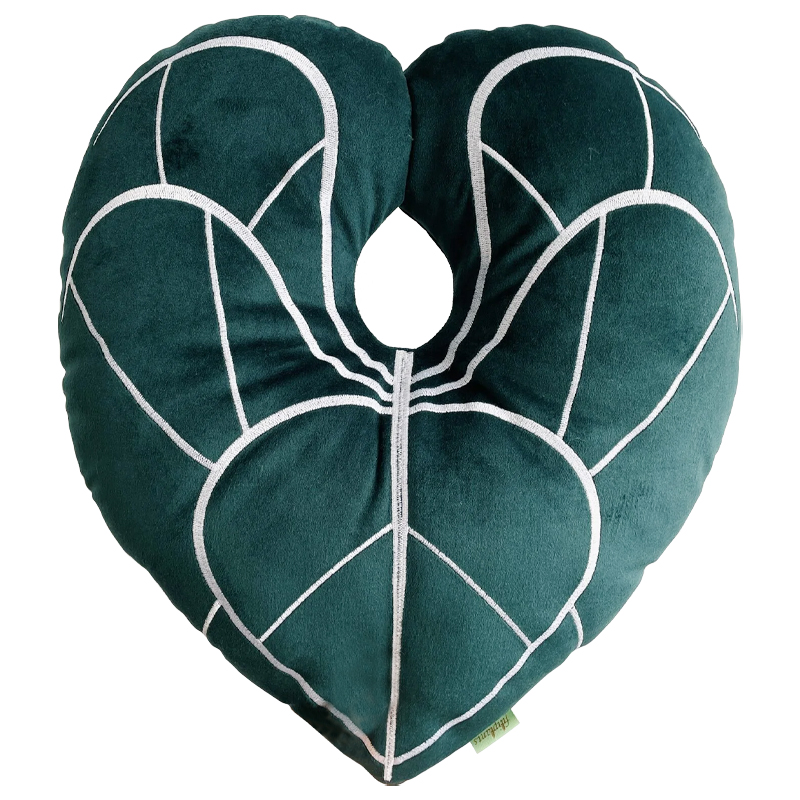 Декоративная подушка Botanical Cushion Anthurium Зеленый Белый Декоративная подушка Botanical Cushion Anthurium Зеленый Белый в Тюмени | Loft Concept