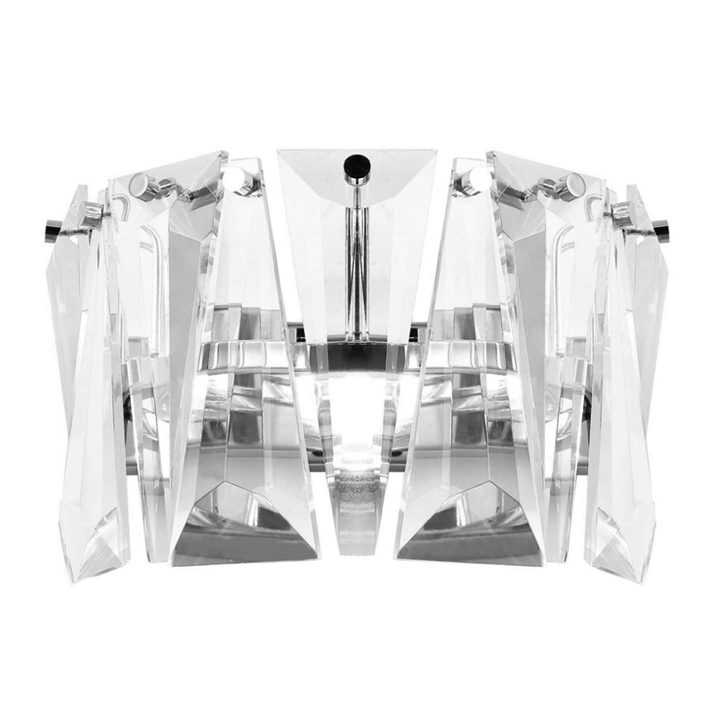 Бра Ruby Crystal Chrome Хром Прозрачное Стекло Бра Ruby Crystal Chrome Хром Прозрачное Стекло в Тюмени | Loft Concept
