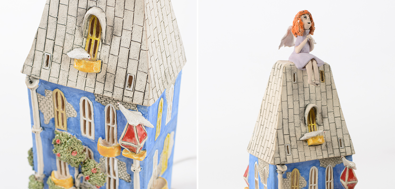 Ночник Домик Angel on The Roof - фото