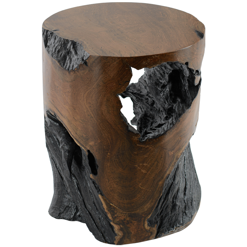 Приставной стол Old Stump Side Table Коричневый Приставной стол Old Stump Side Table Коричневый в Тюмени | Loft Concept