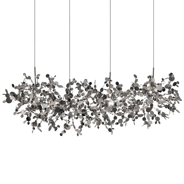 Люстра Terzani Argent Suspension Linear Хром Люстра Terzani Argent Suspension Linear Хром в Тюмени | Loft Concept