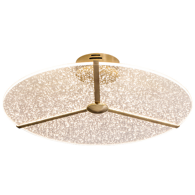 Потолочный светильник Carla ceiling lamp Прозрачный Латунь Потолочный светильник Carla ceiling lamp Прозрачный Латунь в Тюмени | Loft Concept