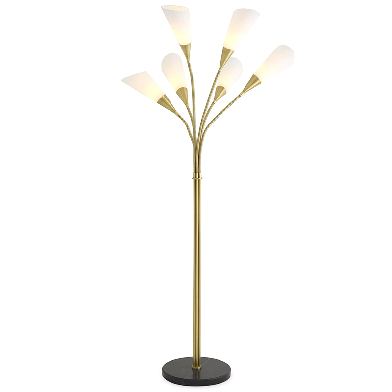 Торшер Eichholtz Floor Lamp Gagnon Черный Мрамор Nero Латунь Белый Торшер Eichholtz Floor Lamp Gagnon Черный Мрамор Nero Латунь Белый в Тюмени | Loft Concept