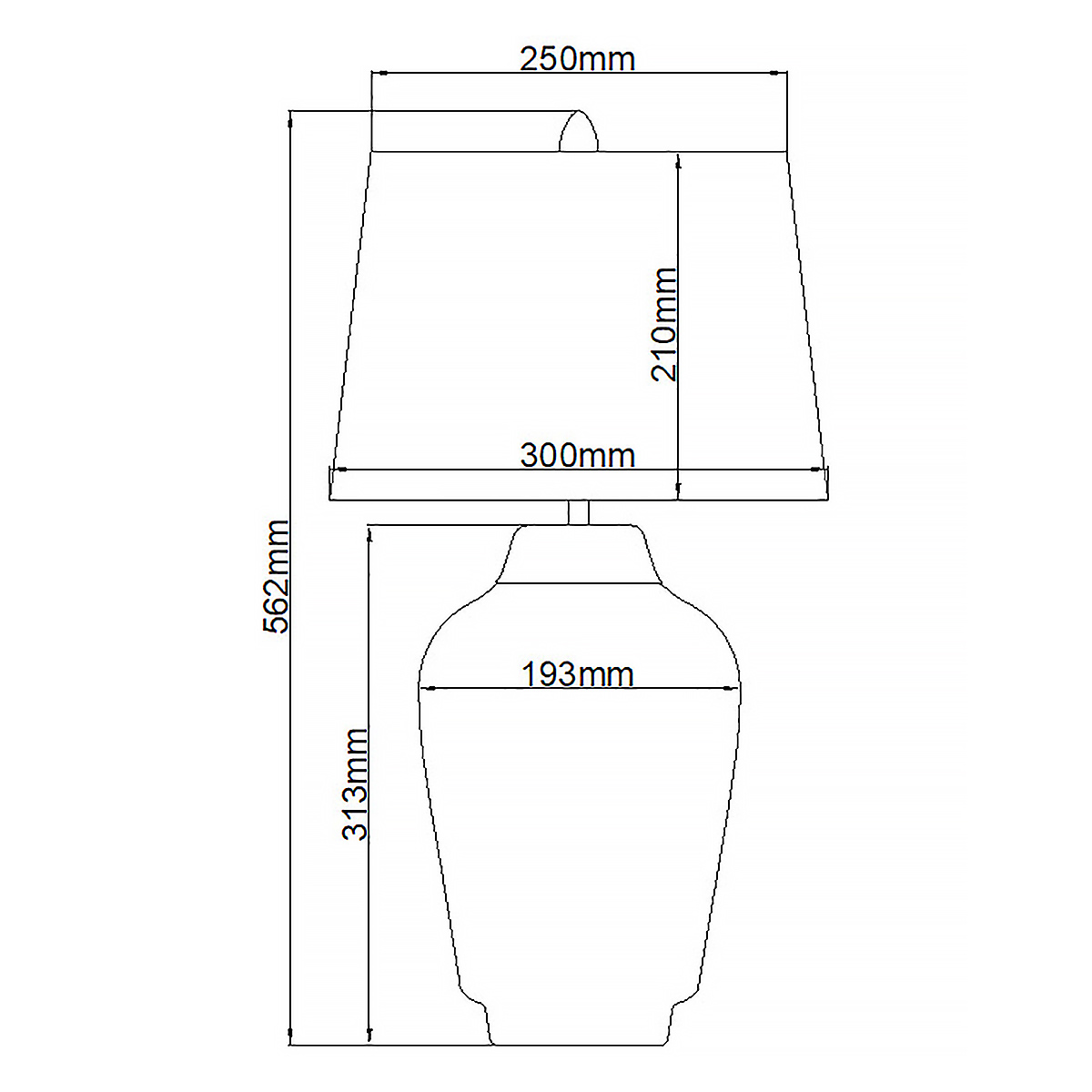 Настольная лампа с белым конусным абажуром и ребристым керамическим основанием Quintiesse в Тюмени