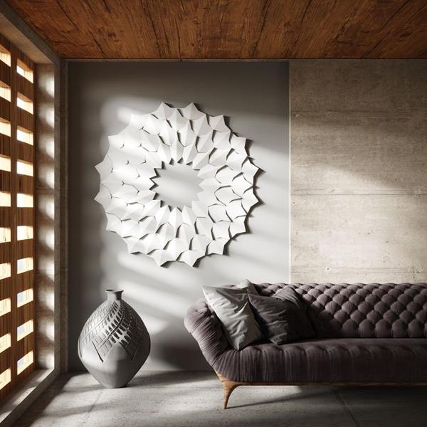 Гипсовая 3D Панель DRAGON SCALE - A B C D Гипсовая 3D Панель DRAGON SCALE - A B C D в Тюмени | Loft Concept