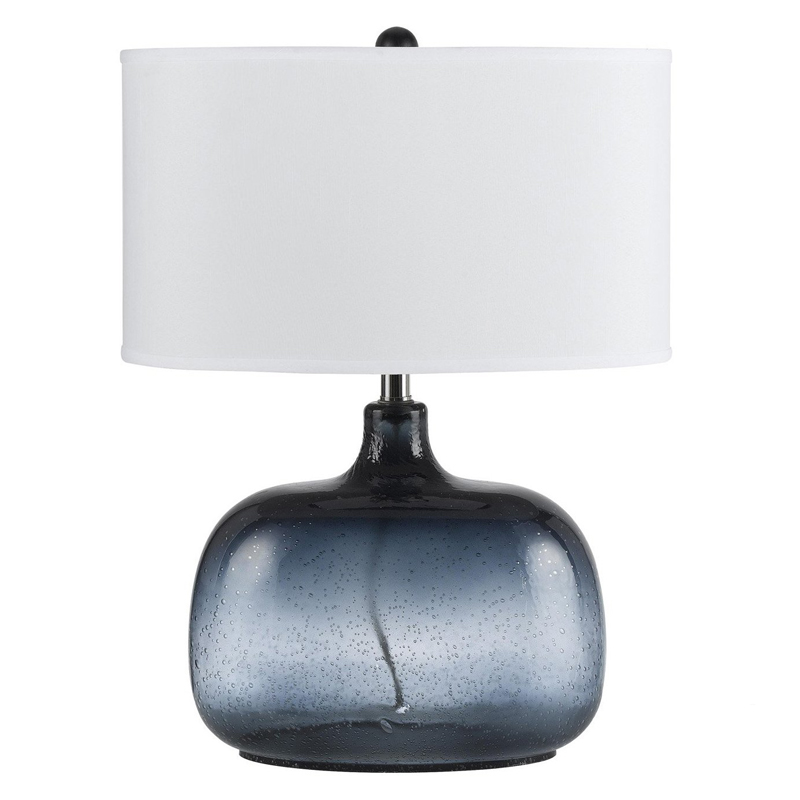 Настольная лампа Ozanne Table lamp Белый Темно-синий Настольная лампа Ozanne Table lamp Белый Темно-синий в Тюмени | Loft Concept