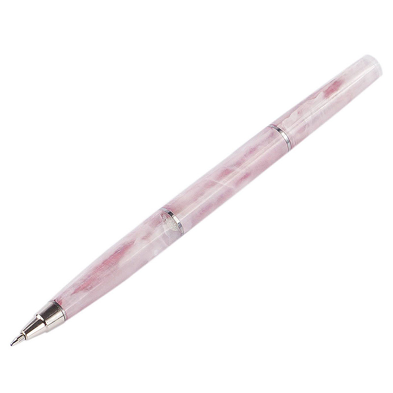 Ручка шариковая из натурального камня Кварц Розовый Stone Pens Розовый Серебряный Ручка шариковая из натурального камня Кварц Розовый Stone Pens Розовый Серебряный в Тюмени | Loft Concept