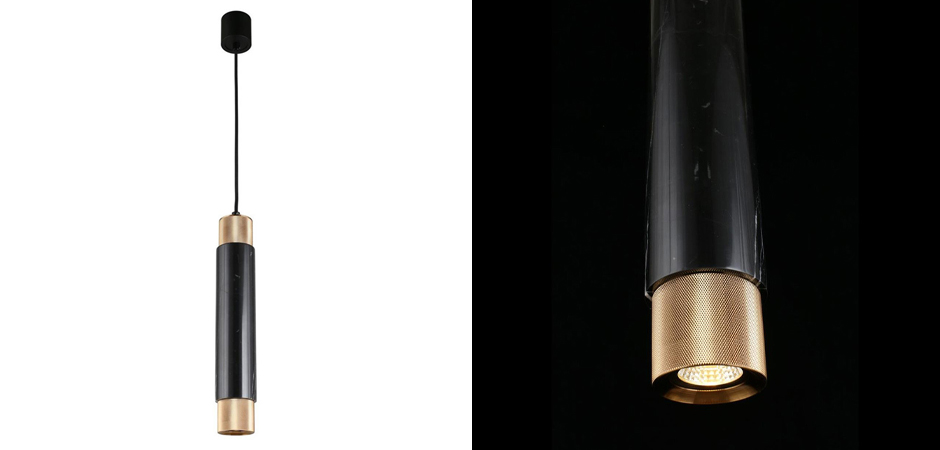Подвесной светильник Cocktail Tube Черный Подвесной светильник Cocktail Tube Черный - Loft-Concept в Тюмени