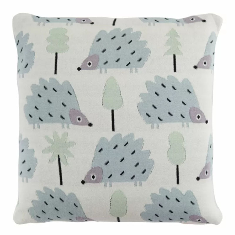 Подушка Blue Hedgehogs Мульти Подушка Blue Hedgehogs Мульти в Тюмени | Loft Concept