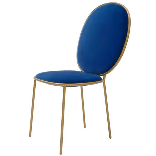 Стул STAY Dining Chair Золотой Синий Стул STAY Dining Chair Золотой Синий в Тюмени | Loft Concept