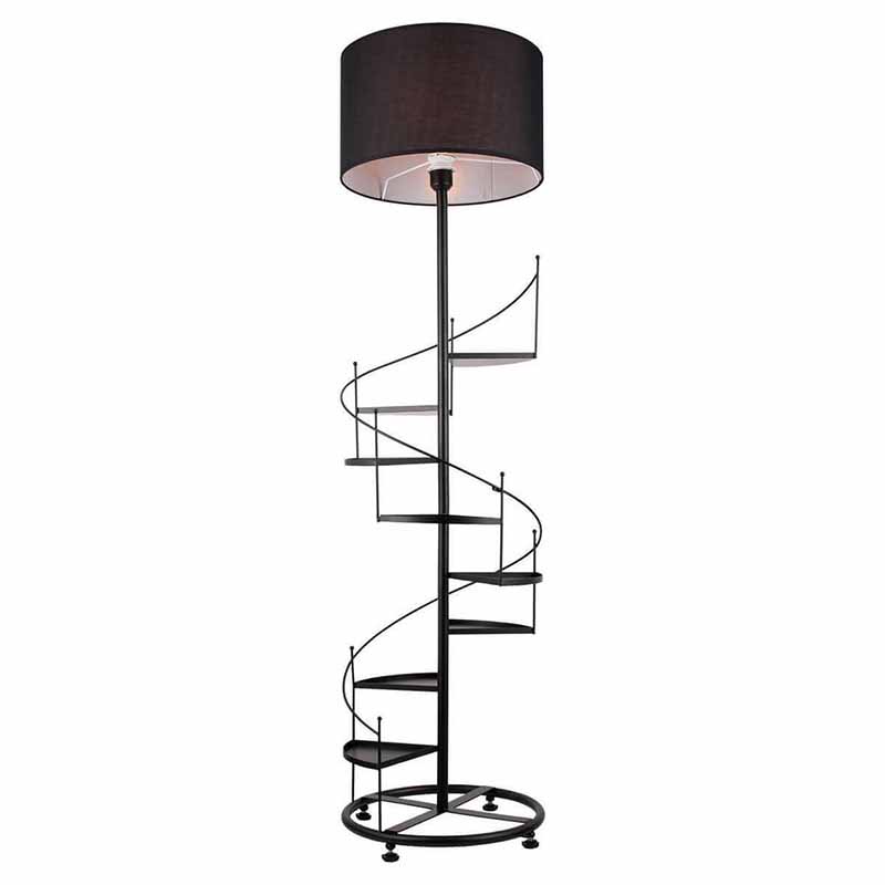 Торшер Spiral Staircase Floor Lamp Black Черный Торшер Spiral Staircase Floor Lamp Black Черный в Тюмени | Loft Concept