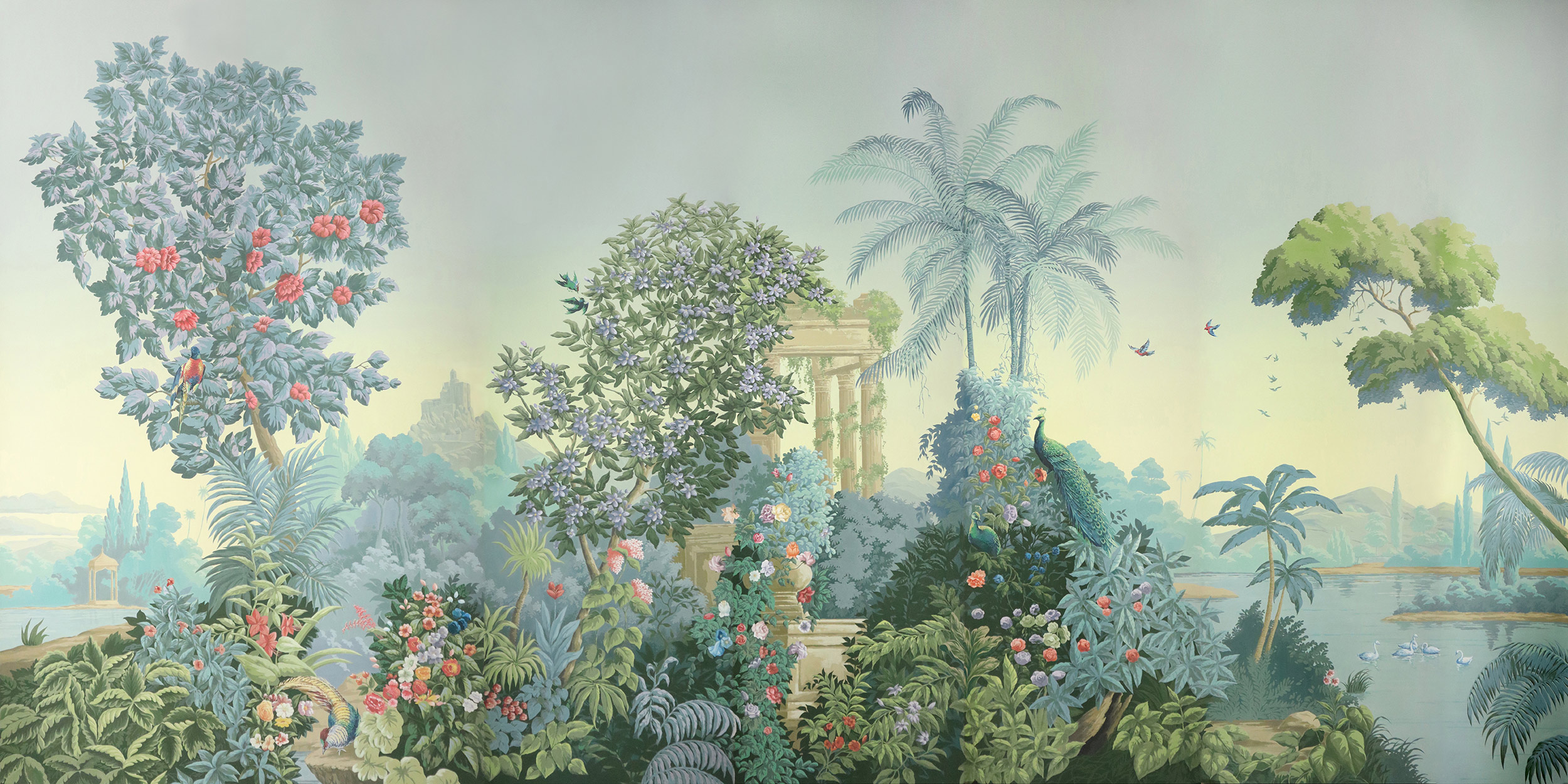 Обои ручная роспись Paradise Lost Celeste on scenic paper Обои ручная роспись Paradise Lost Celeste on scenic paper - постер Loft-Concept в Тюмени