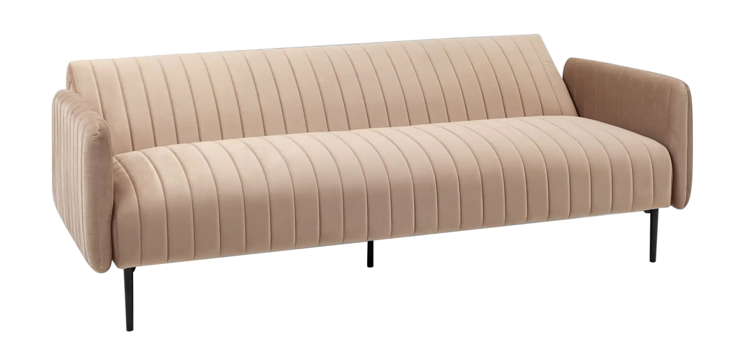 Диван Dilis бежевый велюр - фото №1