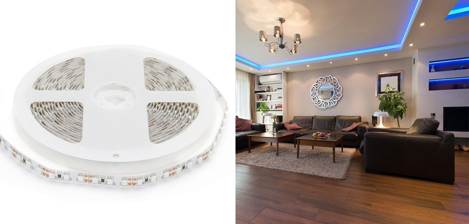 Светодиодная лента 9,6W/m 120LED/m 3528SMD синий 5M Светодиодная лента 9,6W/m 120LED/m 3528SMD синий 5M - Loft-Concept в Тюмени