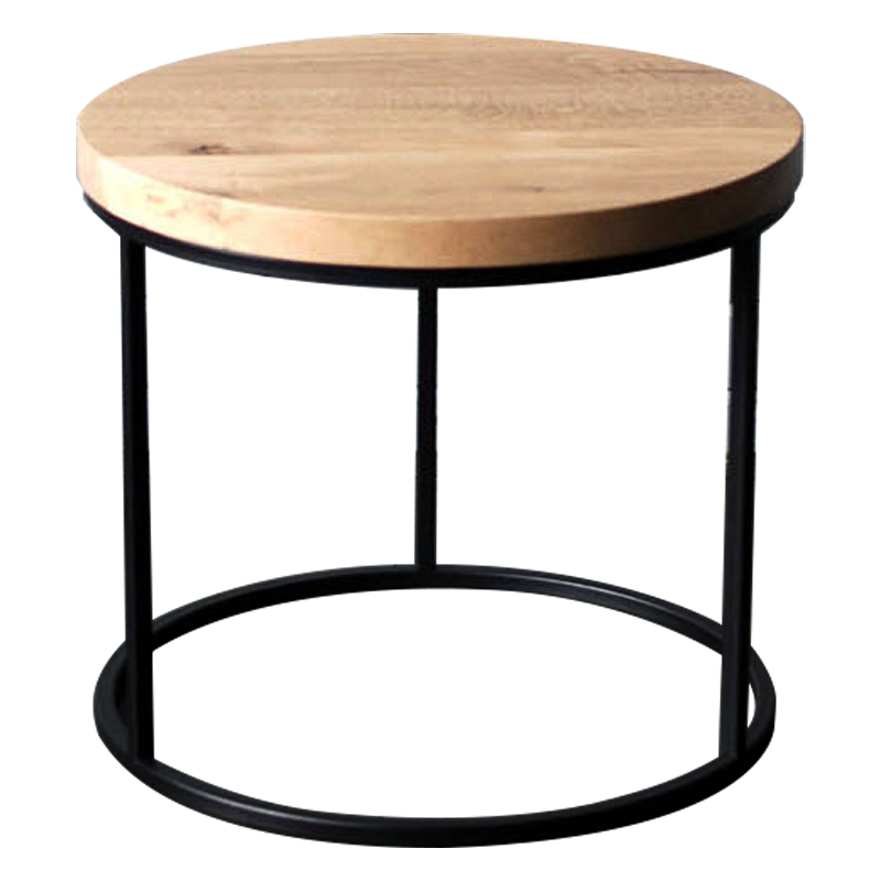 Кофейный стол Aston Industrial Metal Rust Coffee Table Светлый дуб Черный Кофейный стол Aston Industrial Metal Rust Coffee Table Светлый дуб Черный в Тюмени | Loft Concept