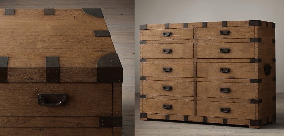 Комод в винтажном стиле Vintage Antique Oak Big Комод в винтажном стиле Vintage Antique Oak Big - Loft-Concept в Тюмени