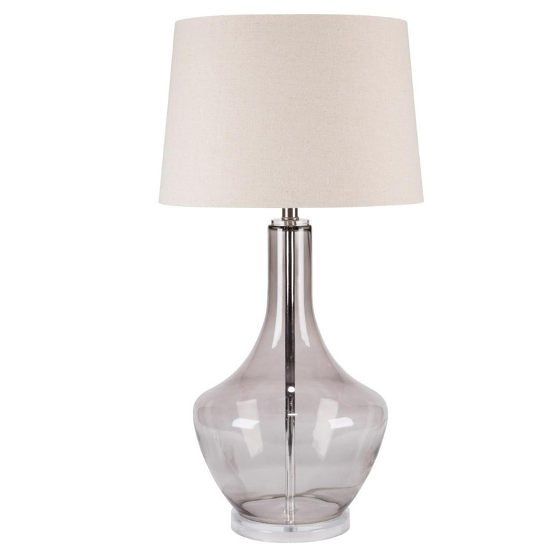 Настольная лампа Fantina Table lamp gray Белый Светло-серый Настольная лампа Fantina Table lamp gray Белый Светло-серый в Тюмени | Loft Concept