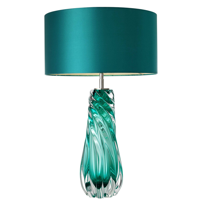 Настольная лампа Eichholtz Table Lamp Barron Бирюзовый Никель Настольная лампа Eichholtz Table Lamp Barron Бирюзовый Никель в Тюмени | Loft Concept