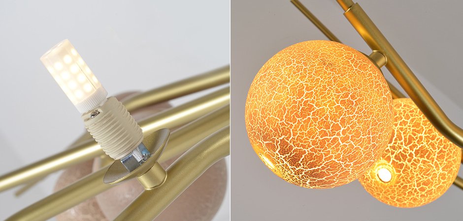 Люстра 8-GLOBE CHERRYBOMB CHANDELIER Люстра 8-GLOBE CHERRYBOMB CHANDELIER - Loft-Concept в Тюмени