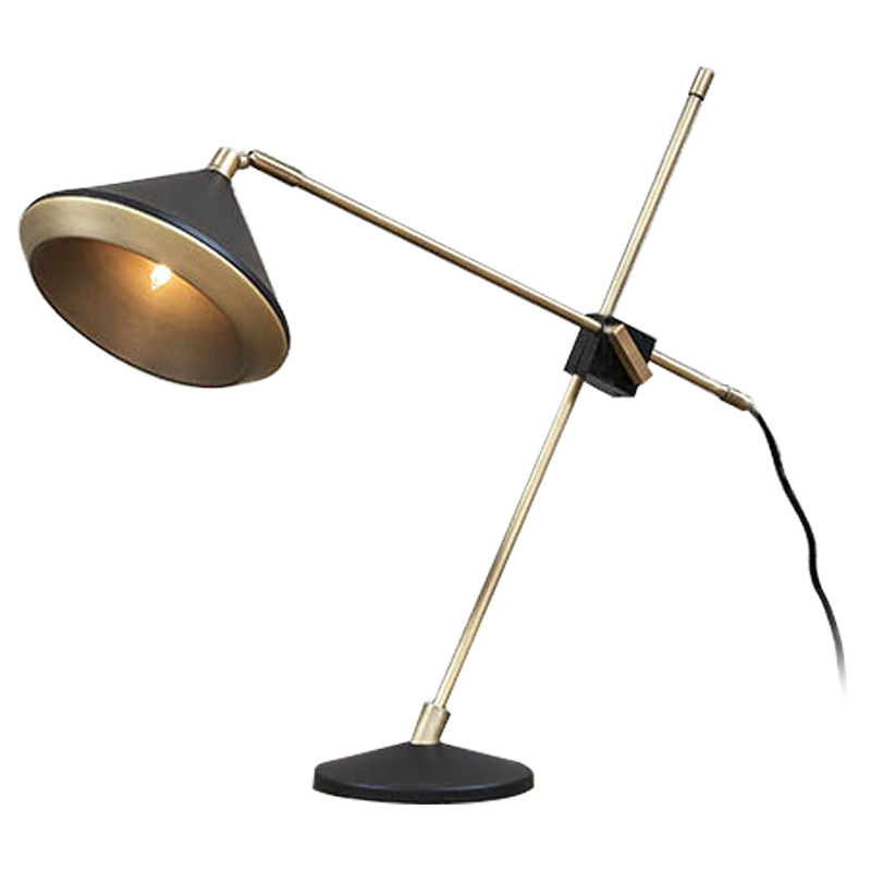 Настольная лампа Bert Frank Table Lamp Черный Золотой Настольная лампа Bert Frank Table Lamp Черный Золотой в Тюмени | Loft Concept