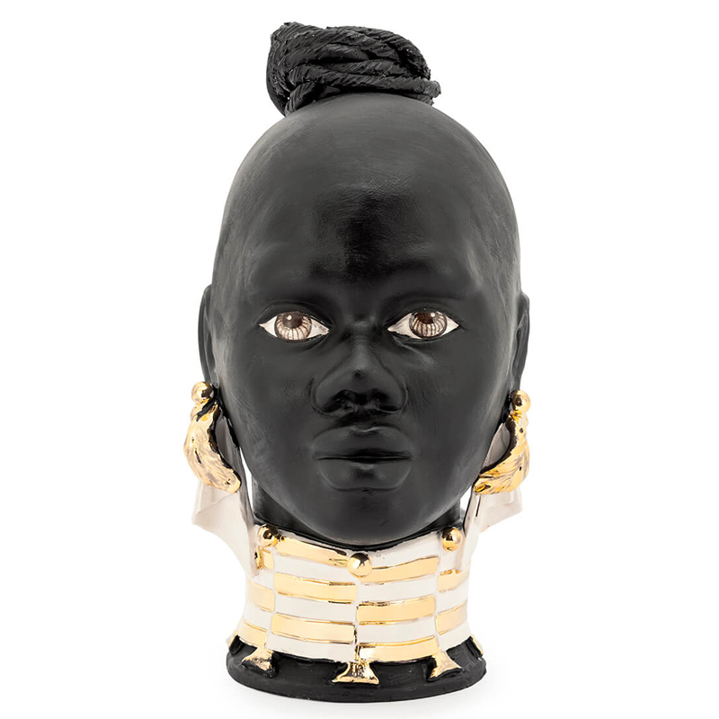 Статуэтка MASAI gold Черный Глянцевое золото Статуэтка MASAI gold Черный Глянцевое золото в Тюмени | Loft Concept