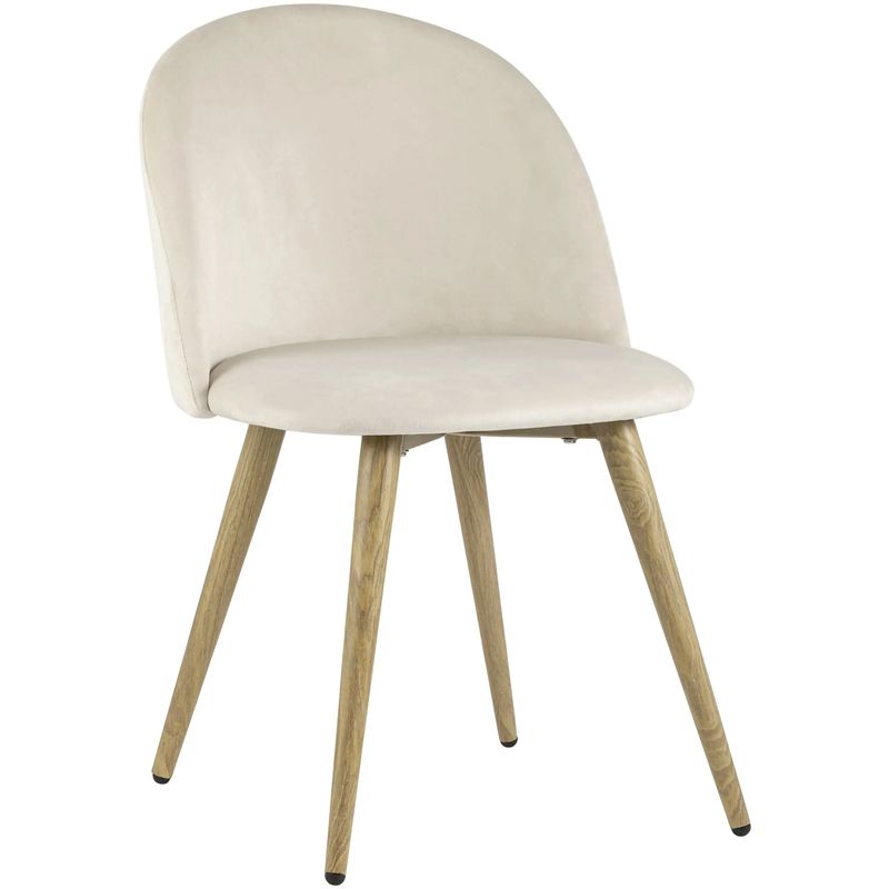 Стул Miruna Chair II Молочный Велюр Молочный Древесина Стул Miruna Chair II Молочный Велюр Молочный Древесина в Тюмени | Loft Concept