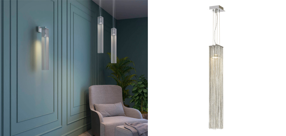 Подвесной светильник Atlantis Chain Nickel One Подвесной светильник Atlantis Chain Nickel One - Loft-Concept в Тюмени