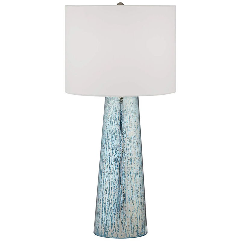 Настольная лампа Claire Lampshade Table Lamp Голубой Белый Настольная лампа Claire Lampshade Table Lamp Голубой Белый в Тюмени | Loft Concept