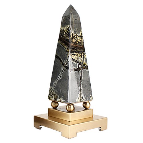 Статуэтка Stone Obelisk Серый Латунь Статуэтка Stone Obelisk Серый Латунь в Тюмени | Loft Concept