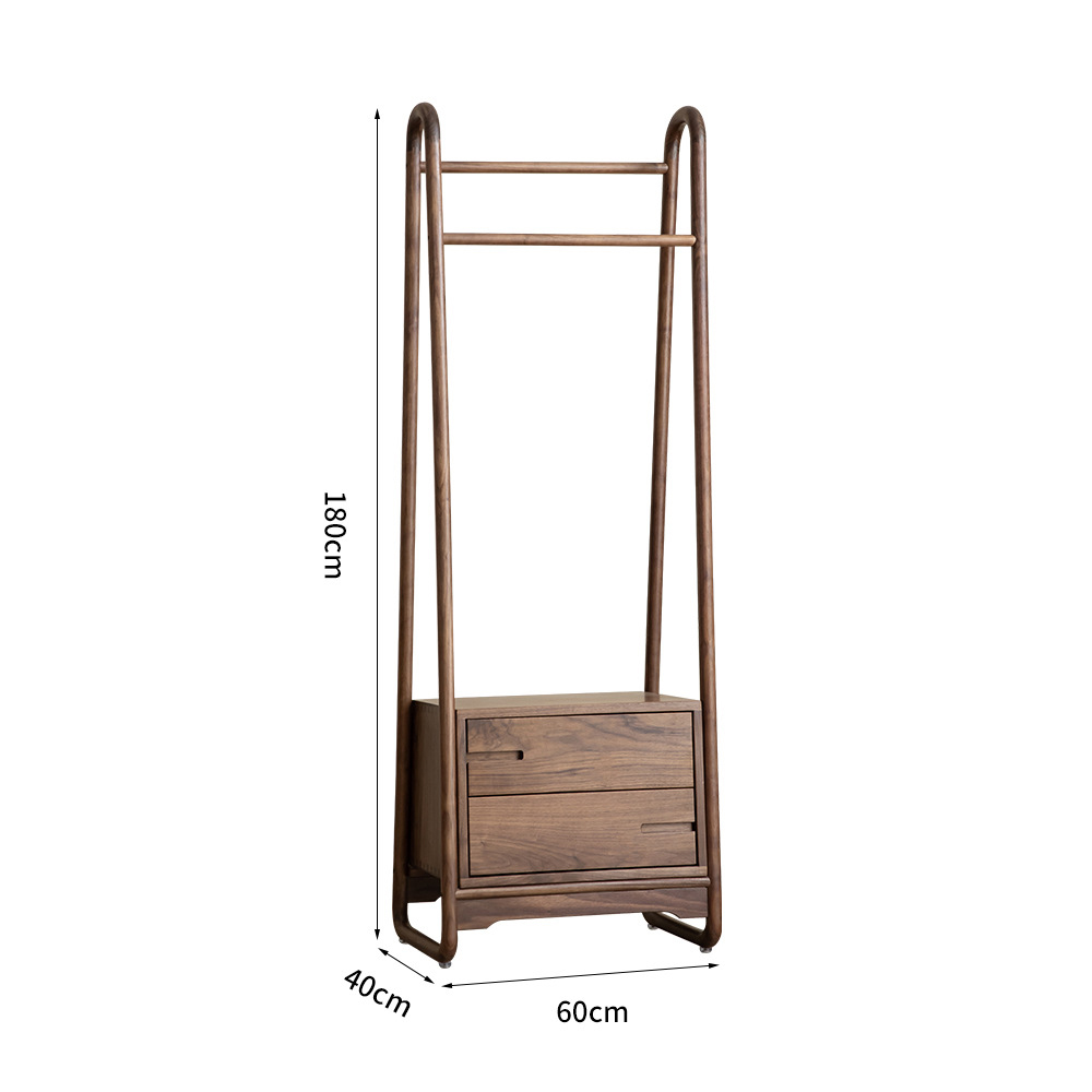 Вешалка деревянная с 2- мя ящиками Moon Walnut Furniture Вешалка деревянная с 2- мя ящиками Moon Walnut Furniture в Тюмени