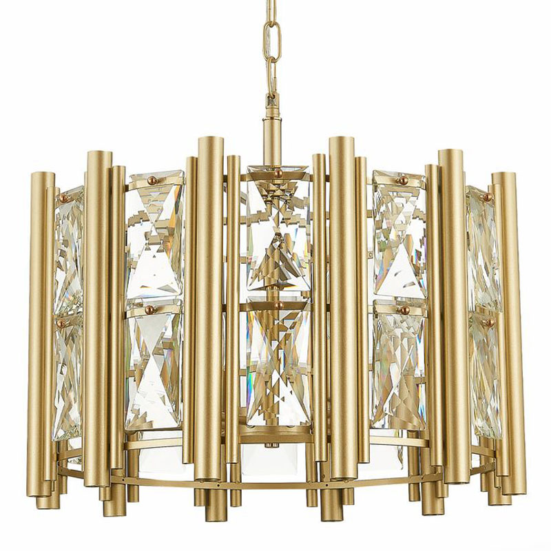 Люстра Rivelen Chandelier D50 Золотой Шампань Прозрачное Стекло Люстра Rivelen Chandelier D50 Золотой Шампань Прозрачное Стекло в Тюмени | Loft Concept