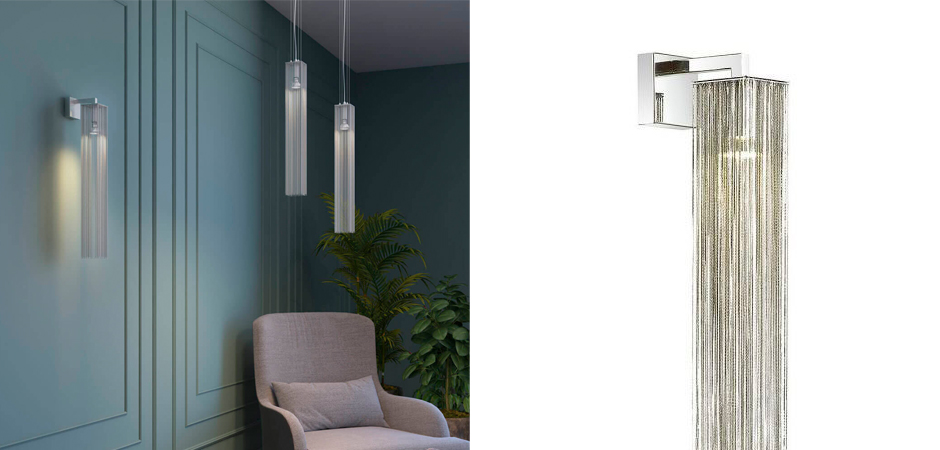 Бра Atlantis Chain Nickel One Sconces Бра Atlantis Chain Nickel One Sconces - Loft-Concept в Тюмени