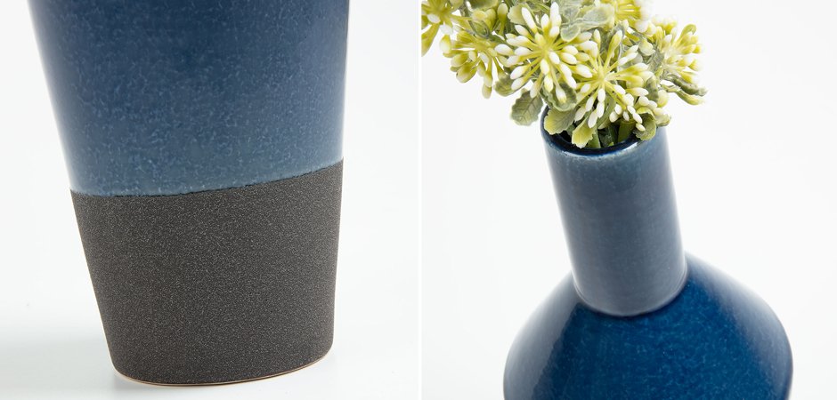 Ваза Blue Craquelure Ваза Blue Craquelure - Loft-Concept в Тюмени